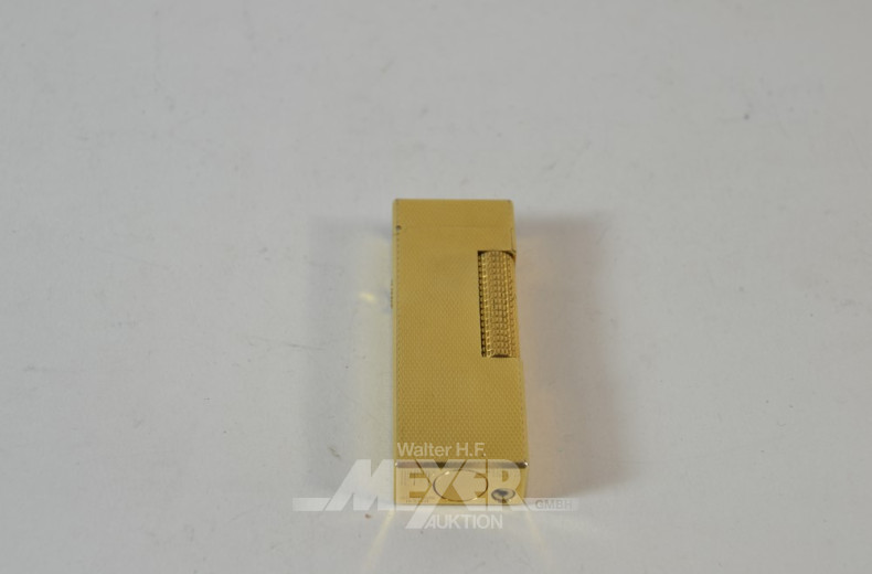 Feuerzeug DUNHILL, goldfarben