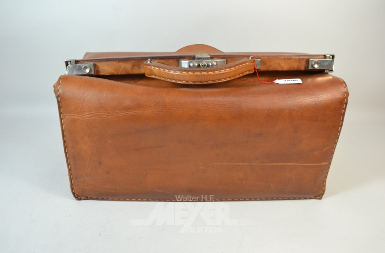 Arztkoffer, Leder braun