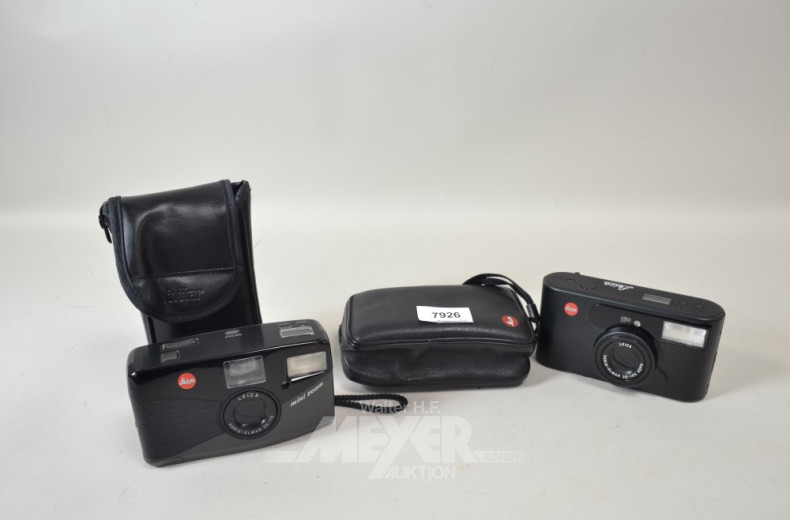 2 Fotokameras LEICA Mini200m