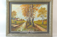 Gemälde  ''Bauernhaus''