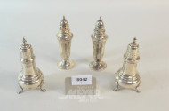 2 Gewürzstreuer, 925er Sterling Silber