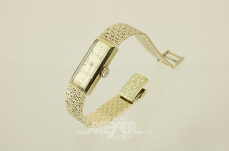 kl. Damenuhr ''POLO'' 585er GG,