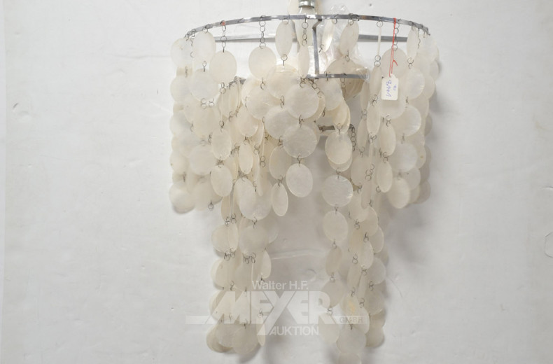 Muschel-Hängelampe mit passendem