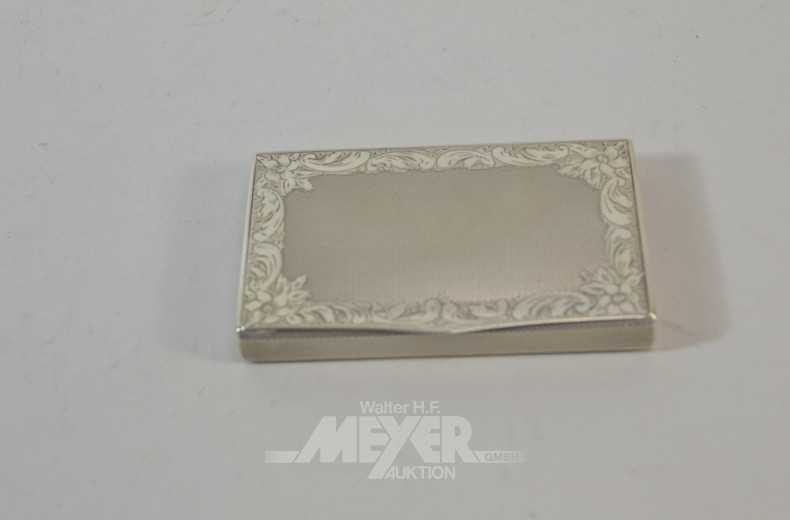 Puderdose mit Spiegel,