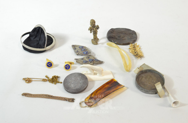 kl. Konvolut: kl,. Bronzeplaketten,