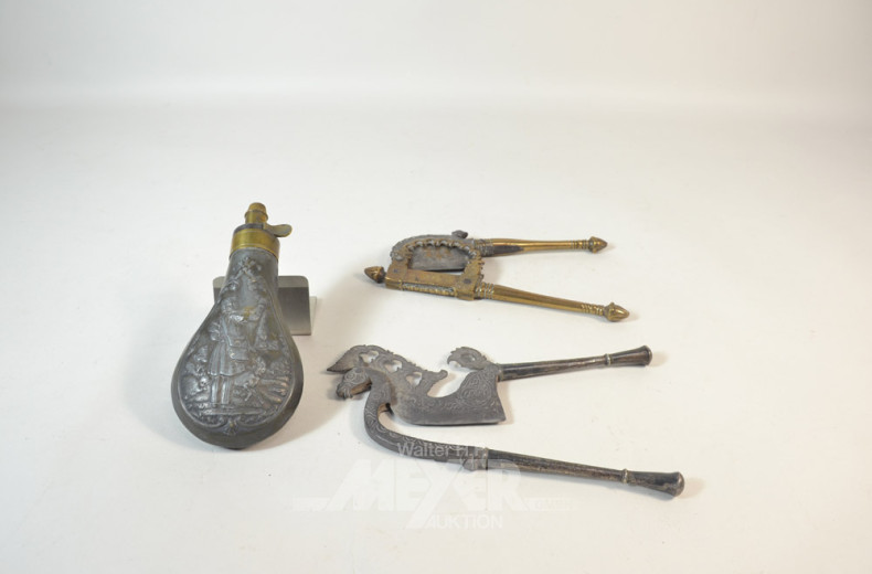 Fulverflasche, 2 Schneidgeräte