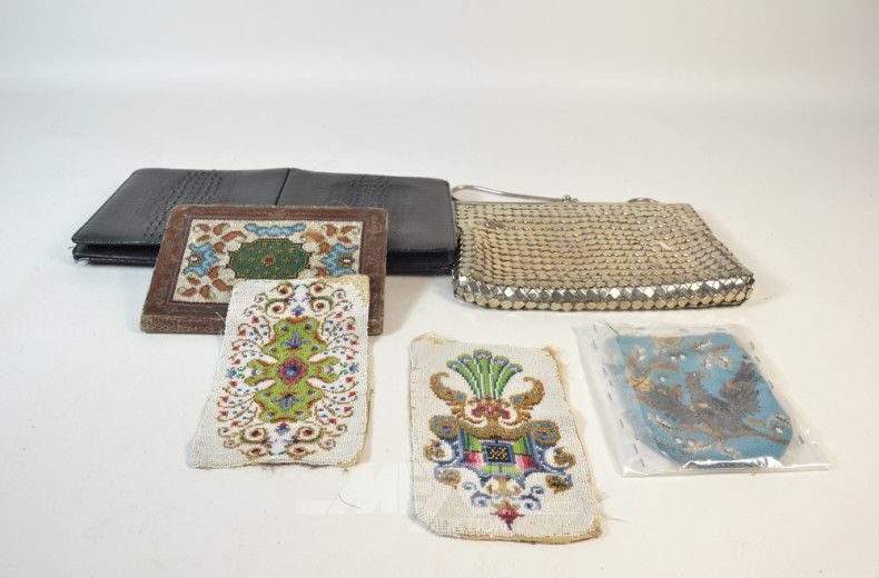 Konvolut: 2 Abendtaschen, 1 Mappe,