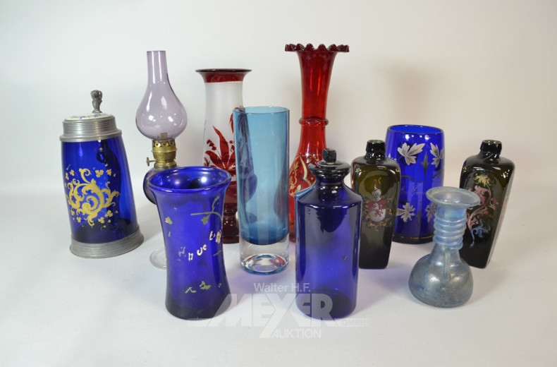 gr. Posten Glas und Kristall: