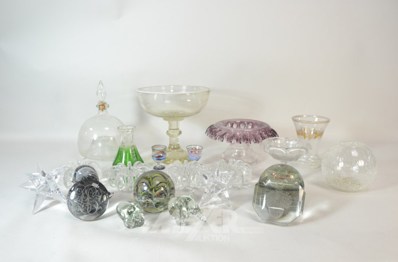 gr. Posten Glas und Kristall: