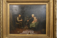 Gemälde ''Bauernpaar mit Kind''