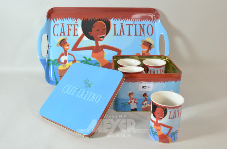 Kaffee-Set, 5-tlg., best. aus: