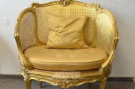 Barock-Stil-Sessel, Breite: 77 cm