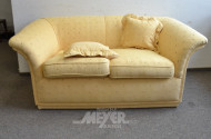 Sofa, 2-sitzig, Bezug gelb