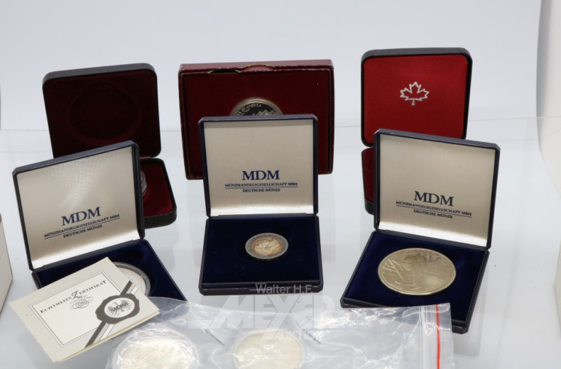 Posten Münzen und Medaillen