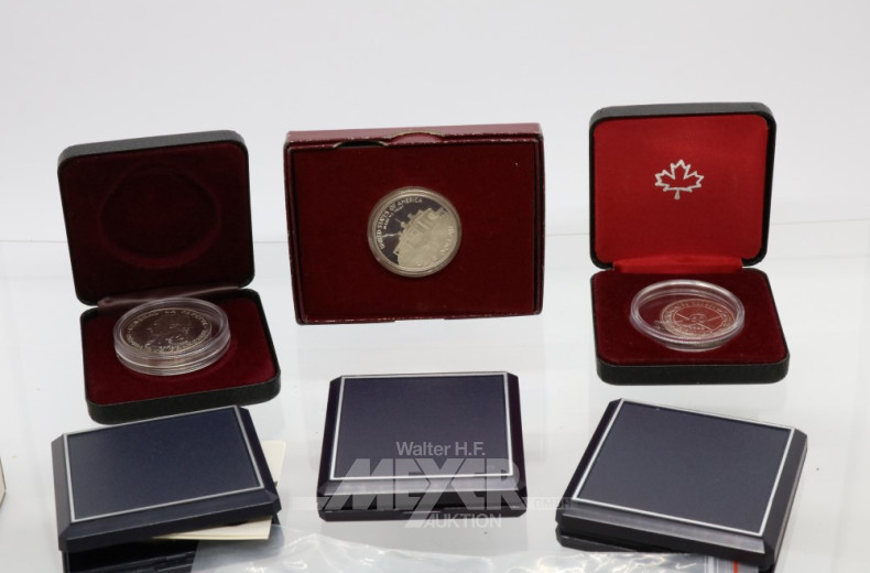 Posten Münzen und Medaillen