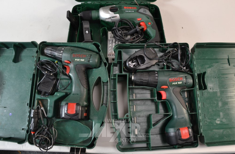 3 Handmaschinen ''BOSCH'':