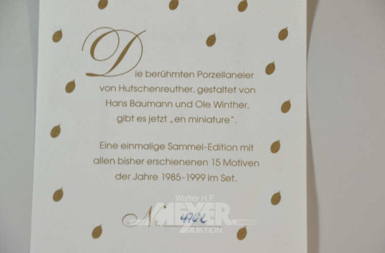 Porzellan-Miniatur-Sammlung