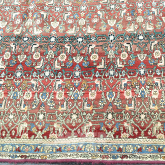 Orient-Teppich, rotgrundig,