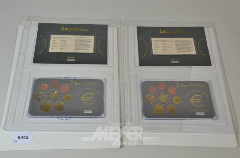 2 Gedenkmünzsätze