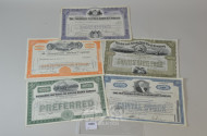 5 Aktien ''Rail Road Company''