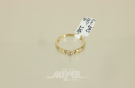 Damenring, 585er GG, ca. 2,5 g.,