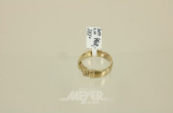 Damenring, 375er GG ''Elefant'', ca. 5 g.,