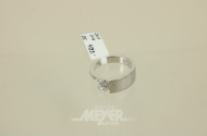 Damenring, 375er WG, mit Zirkonia,