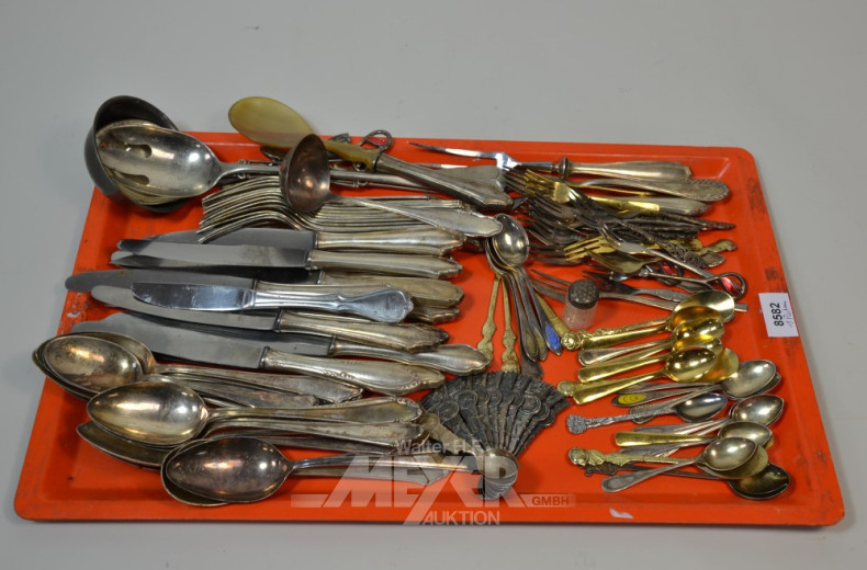 gr. Posten Auflagebestecke,