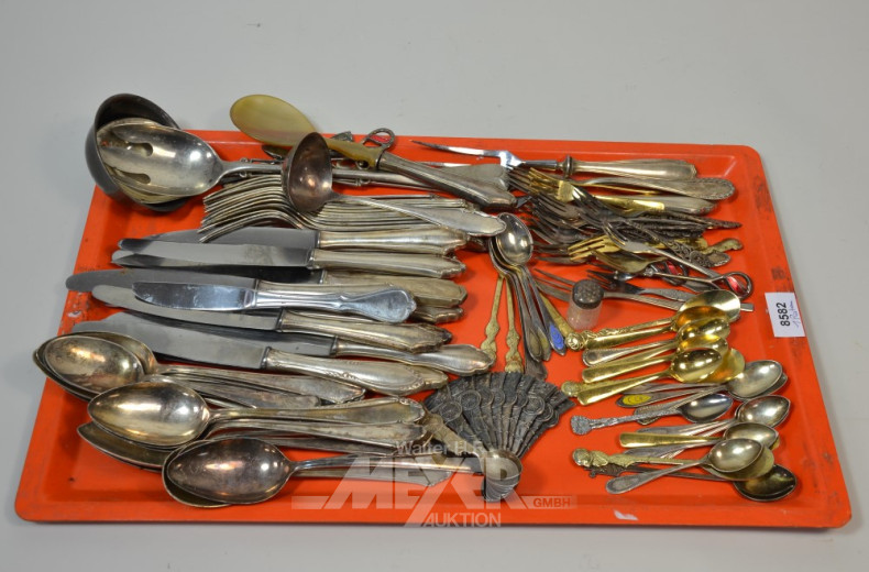 gr. Posten Auflagebestecke,