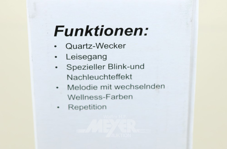 Wecker, ATLANTA, mit schleichender