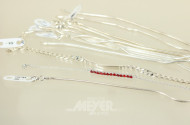 13 Armbänder, Silber