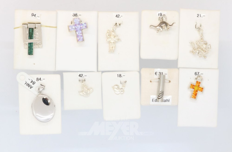 40 Kettenanhänger, Silber