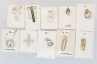 40 Kettenanhänger, Silber