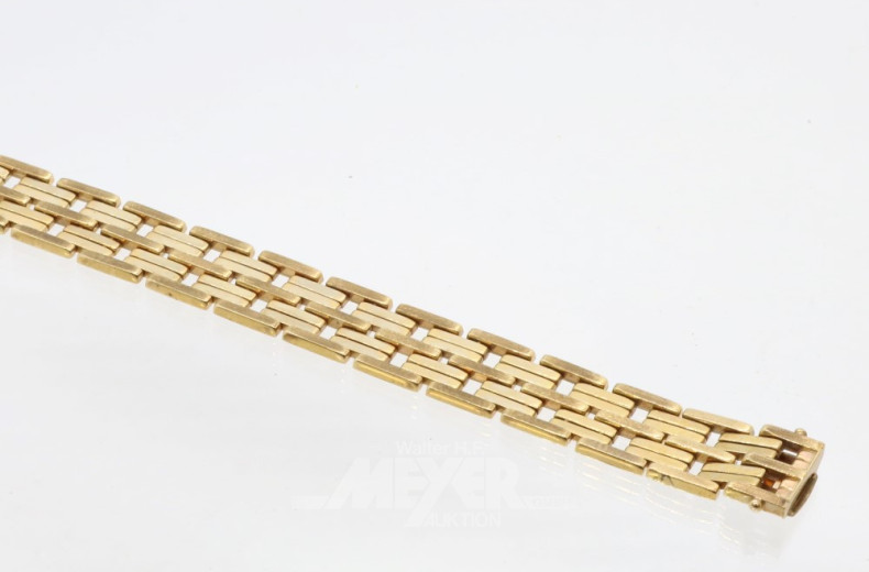 Armband, 333er GG, ca. 23 g.