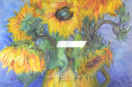 Aquarell ''Sonnenblumen''