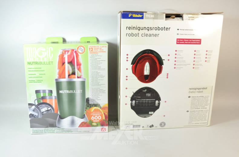 5 Teile Hausrat: Drucker, Reinigungs-