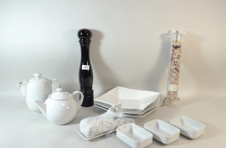 Posten Hausrat: Salz und Pfeffermühle,