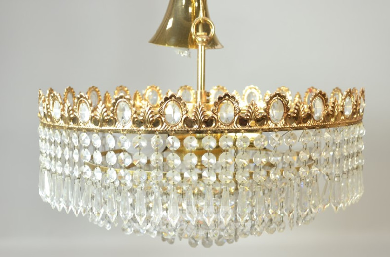 Kristall-Prismen-Decken-Lampe