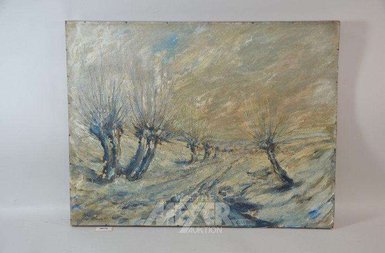 Gemälde ''Winterlandschaft''