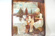 Gemälde ''Holländische Fischerin bei der