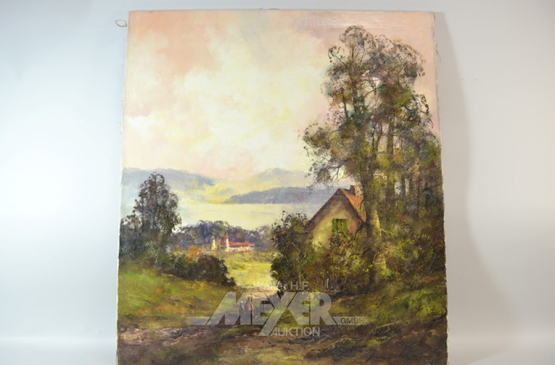 Gemälde ''Haus am See''