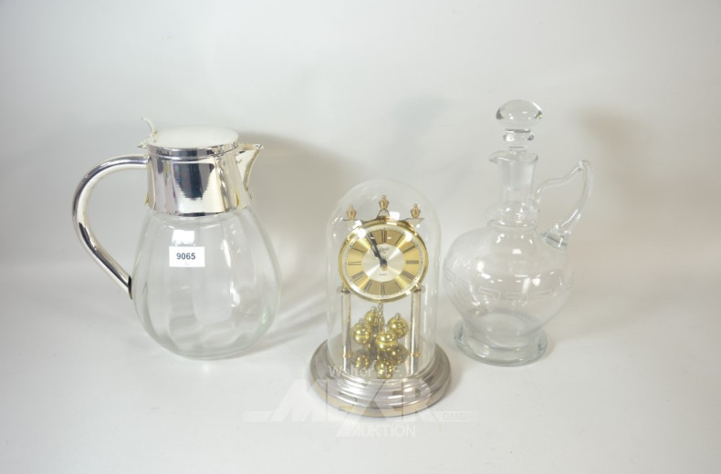 kalte Ente, 1 Glas-Karaffe sowie