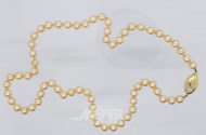 Perlenkette, Schließe 585er GG,