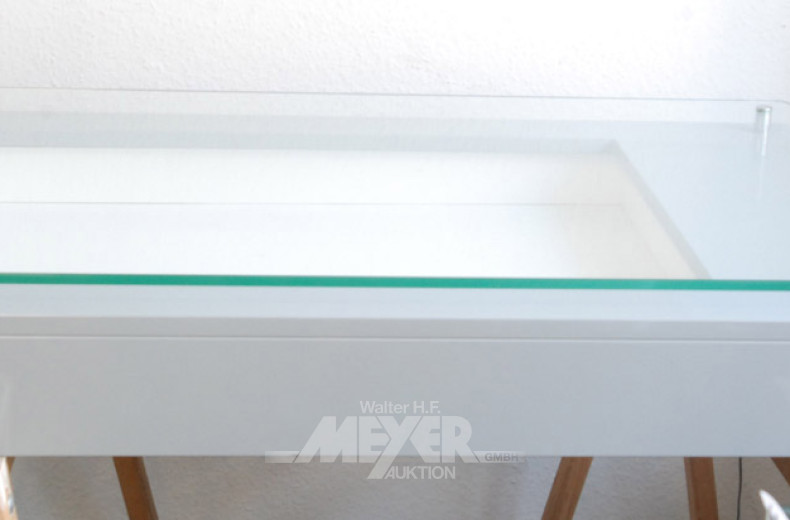 Vitrinen-Set, 3-tlg., best. aus: