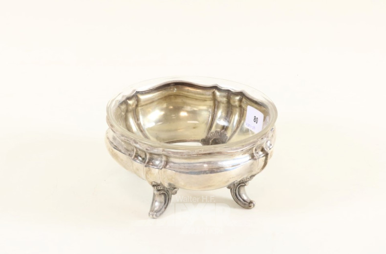 Gebäckschale, 800er Silber mit