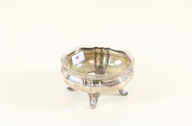 Gebäckschale, 800er Silber mit