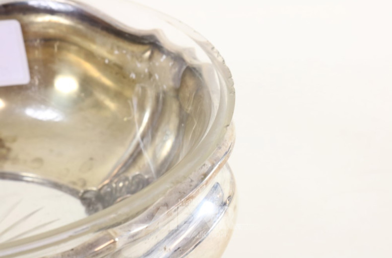 Gebäckschale, 800er Silber mit