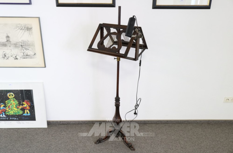 Notenständer, Mahagoni