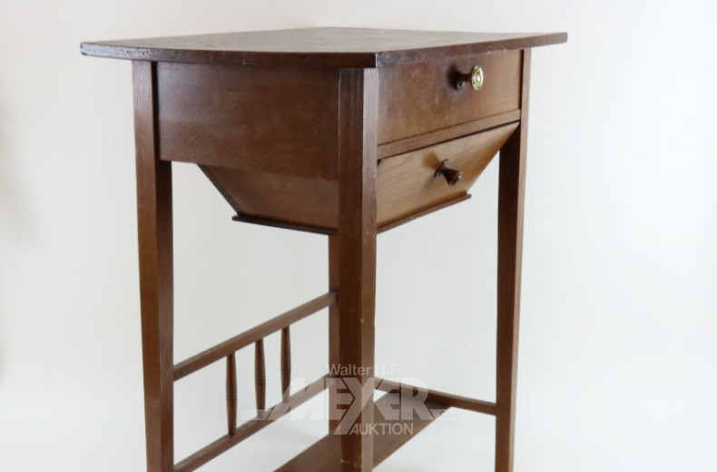 Nähtisch, Eiche um 1920/30