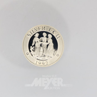 Münze UNITED KINGDOM 1992, Silver ECU